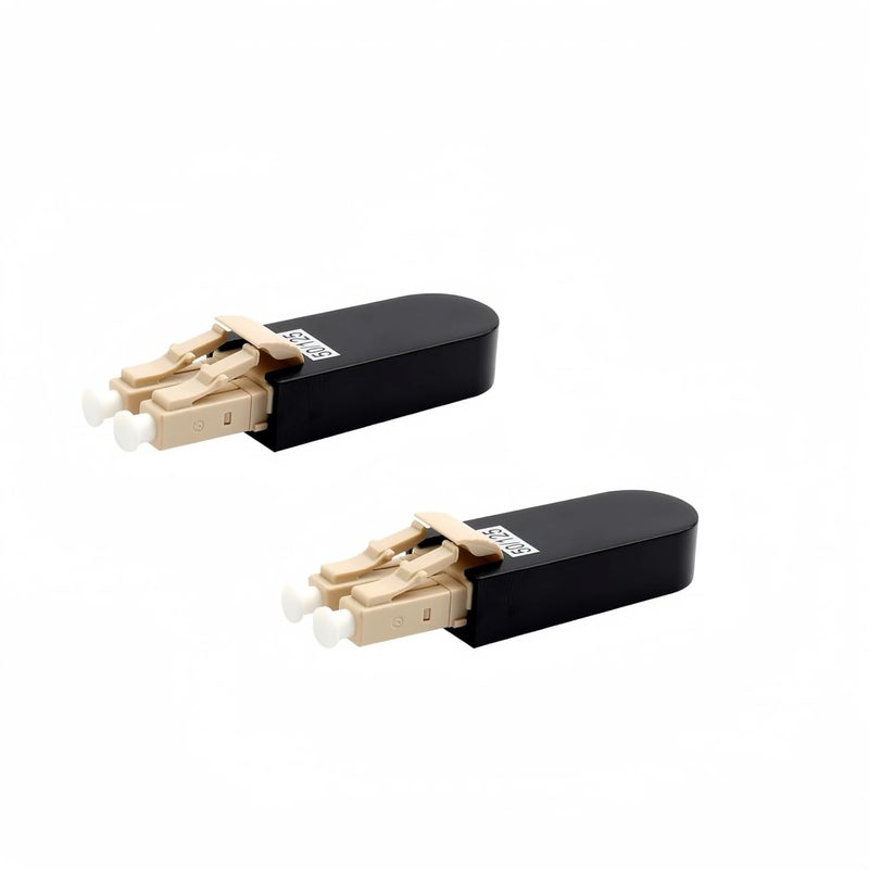 TXWTXPJ -LC Multimode 50/125μm Fiber Optic Loopback Adapter,LC/UPC Multi Mode Fiber Optic Loopback Module,Loopback Adapter/Test Plug for Equipment Testing and Simulation (2) - Image 1